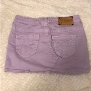 True Religion mini skirt size 26